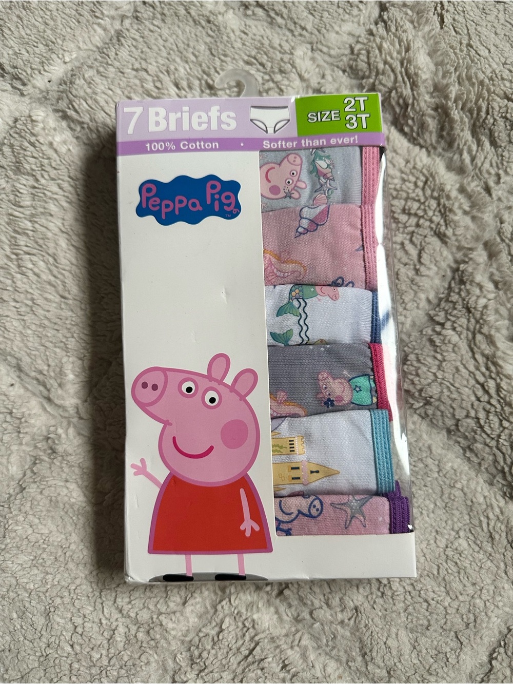 Peppa Pig | 7 Pairs of Toddler Panties | Size 2T/3T